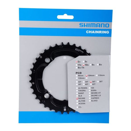 Shimano -Kette Top Deore 10V 36T Y1RP98070 M617 Schwarz