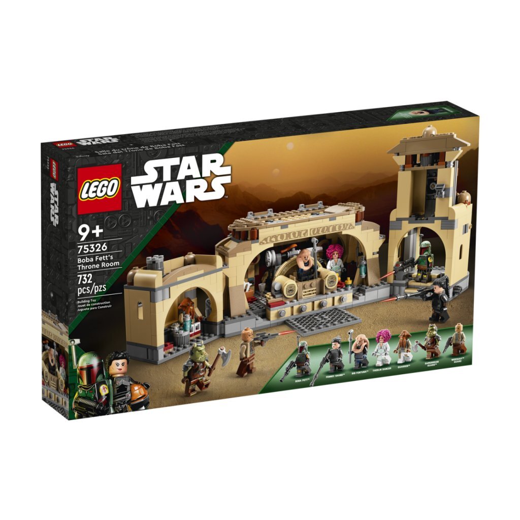 Lego Star Wars 75326 Boba Fetts Trone Hall