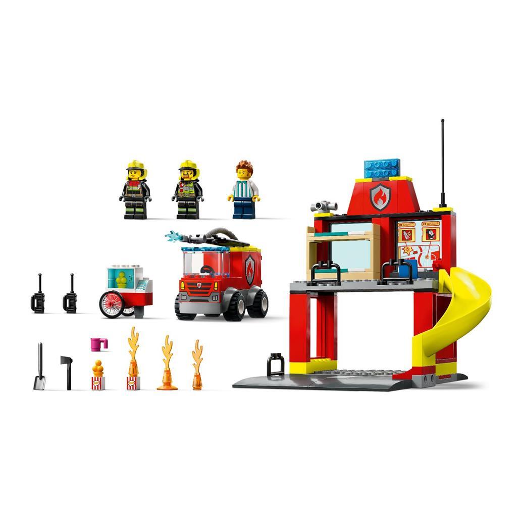 LEGO City 60375 Fire station and fire truck