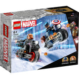 Lego Marvel 76260 Captain America et Black Widow Motorn