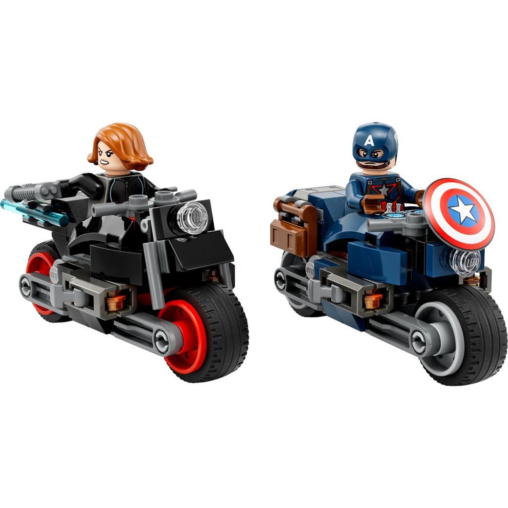 Lego Marvel 76260 Captain America et Black Widow Motorn