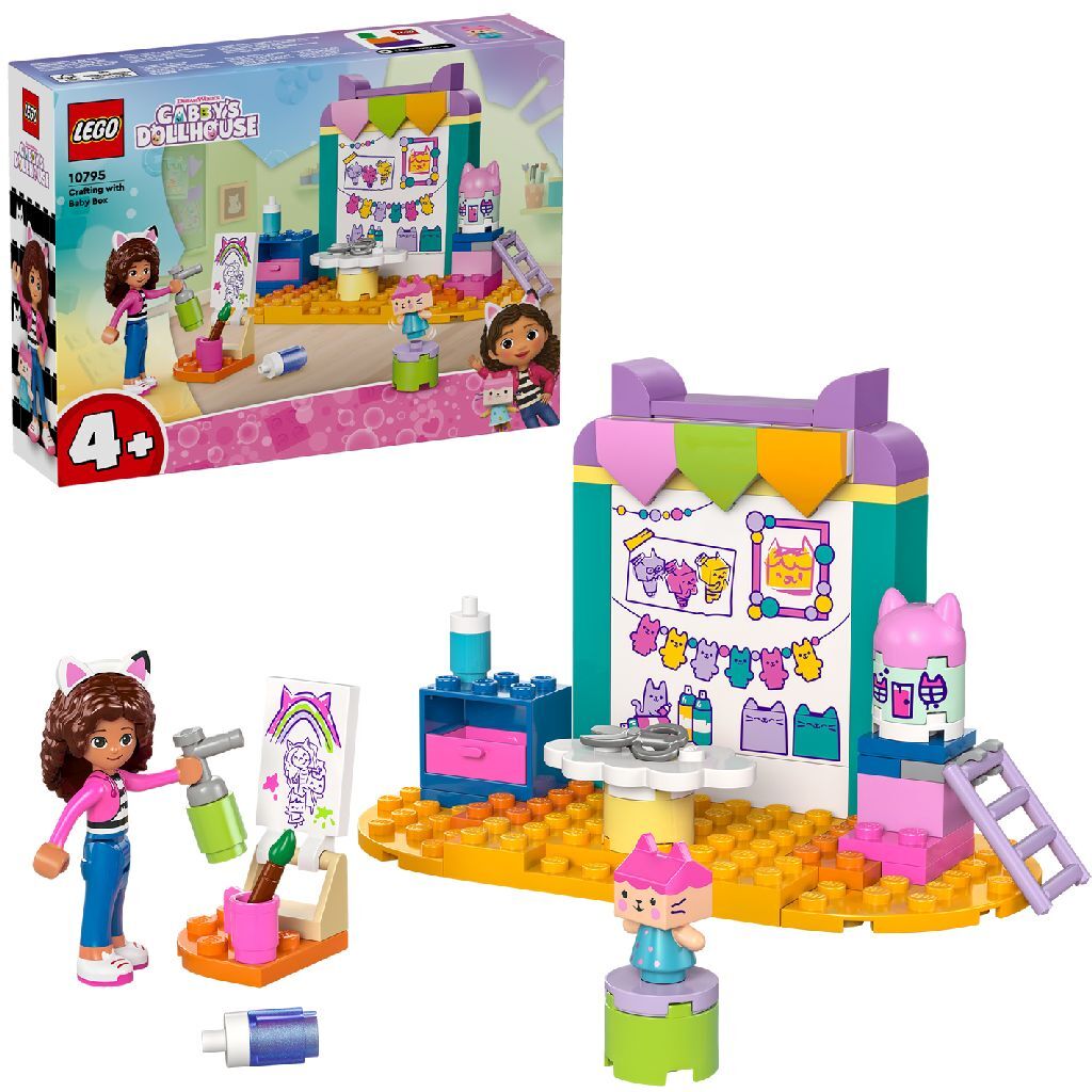 Lego Gabby's Dollhouse 10795 Handwerk mit Babykitty