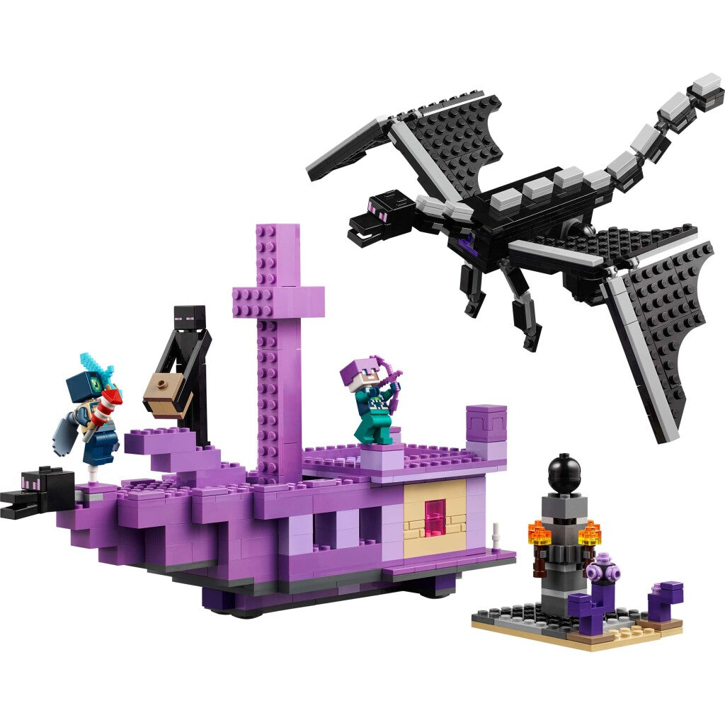 LEGO 21264 Minecraft The Enderdraak und Endschiff