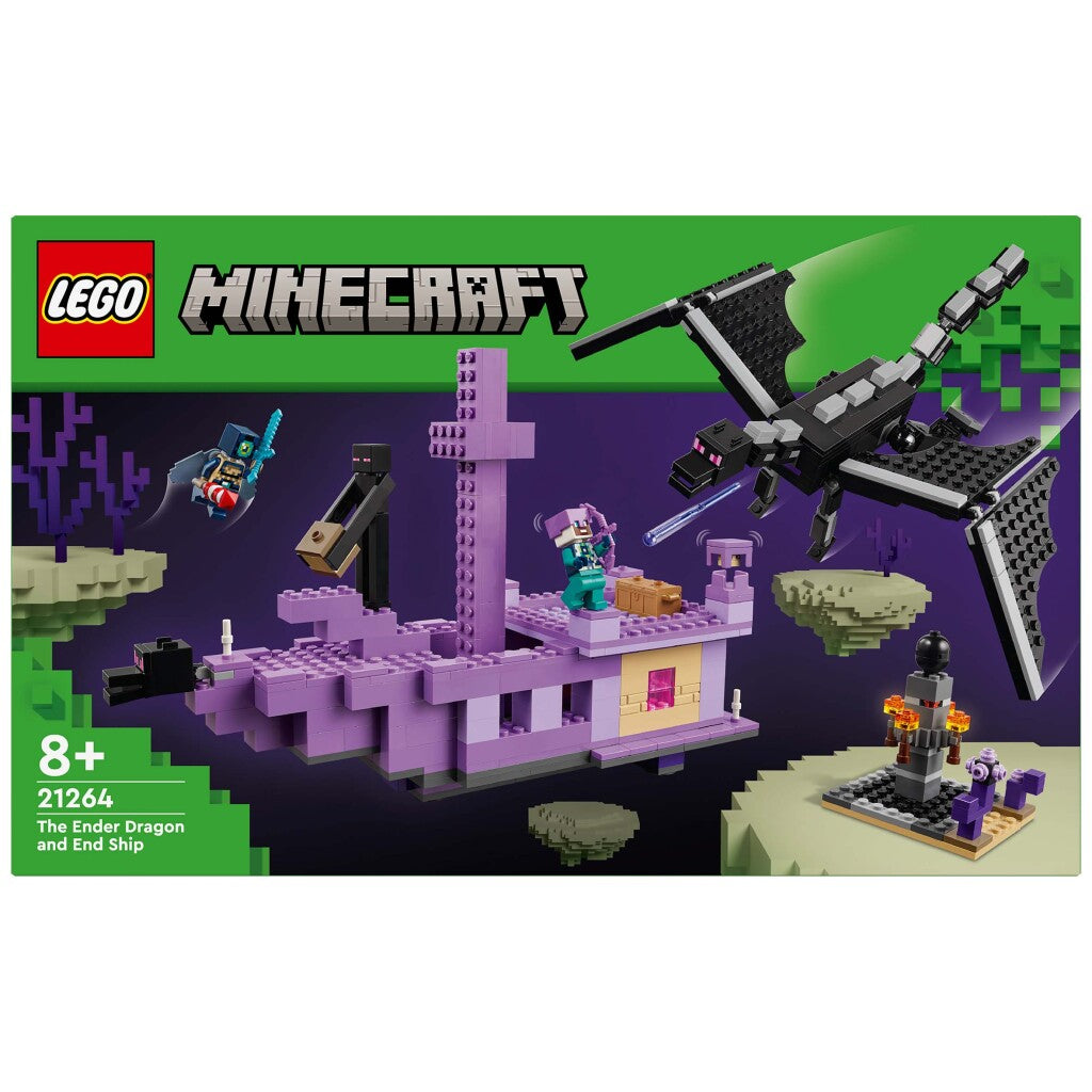 LEGO 21264 Minecraft the Enderdraak and End ship