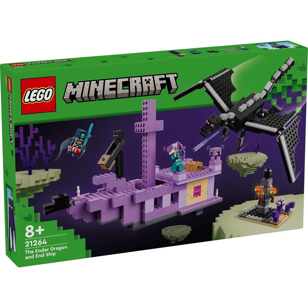 LEGO 21264 Minecraft the Enderdraak and End ship