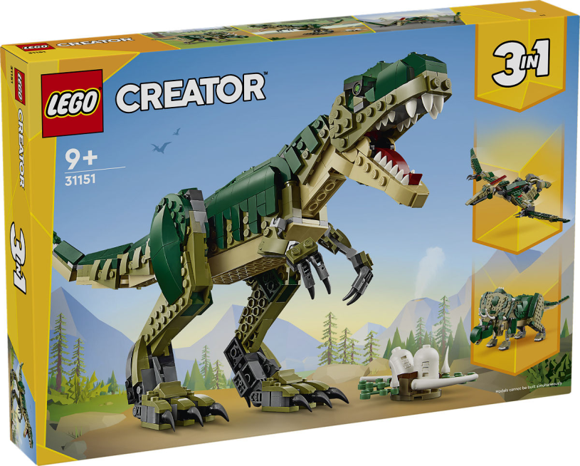 Lego Creator 3in1 t. Rex, Dinosaurier 31151