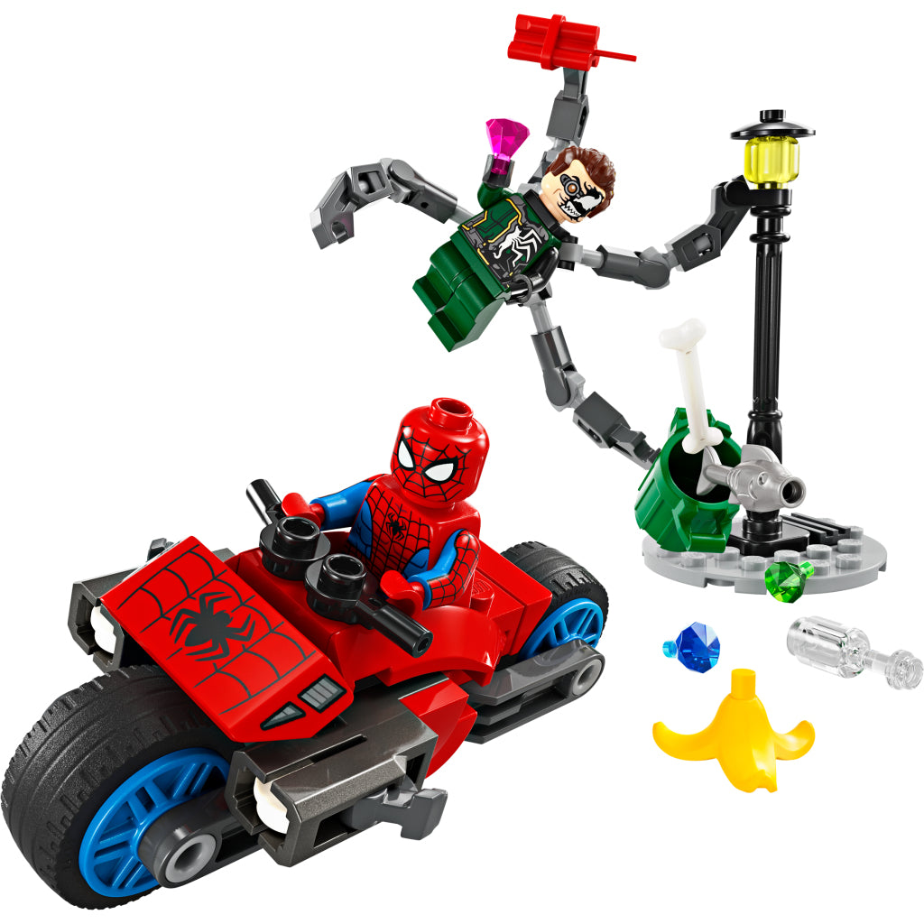 LEGO LEGO Super Heroes 76275 Motorcycle Pursuit: Spider-Man Vs. Doc Ock