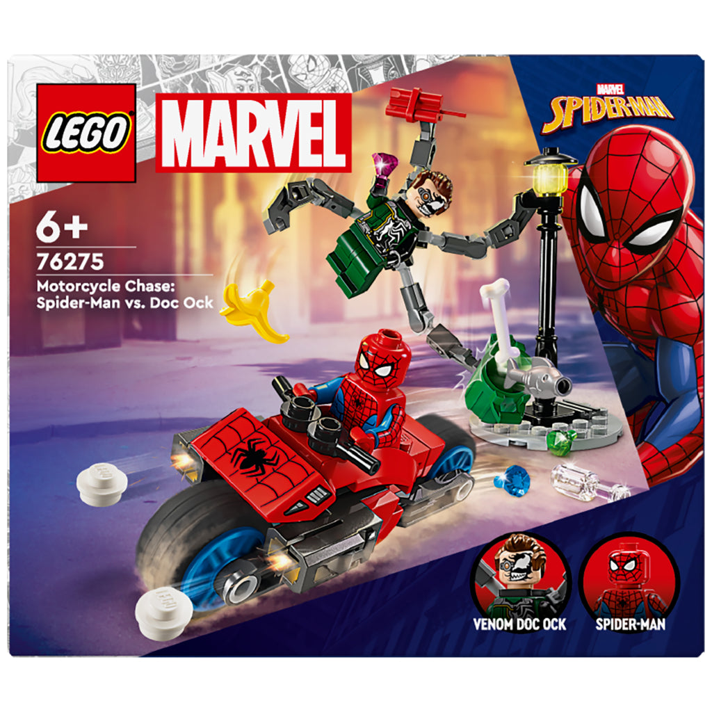 LEGO LEGO Super Heroes 76275 Motorcycle Pursuit: Spider-Man Vs. Doc Ock