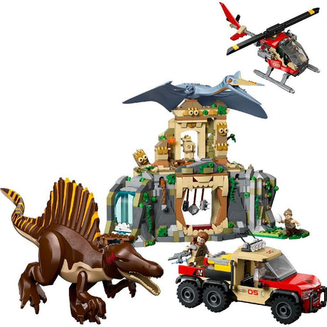 Lego Jurassic World 76976 Spinosaurus und Quetzalcoatlus Luftmission