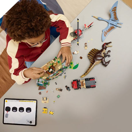 Lego Jurassic World 76976 Spinosaurus und Quetzalcoatlus Luftmission