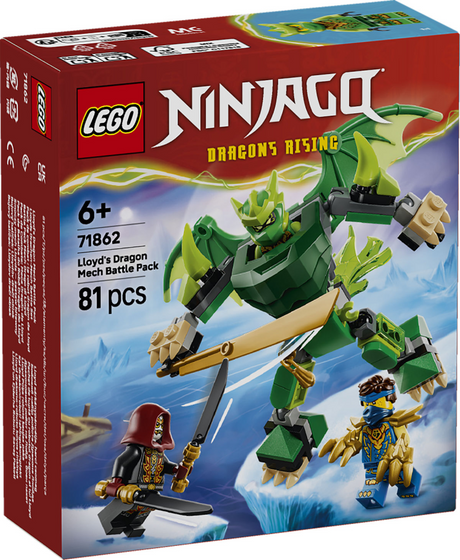 Lego Ninjago 71862 Lloyds Drachen-Mech-Kampfpaket