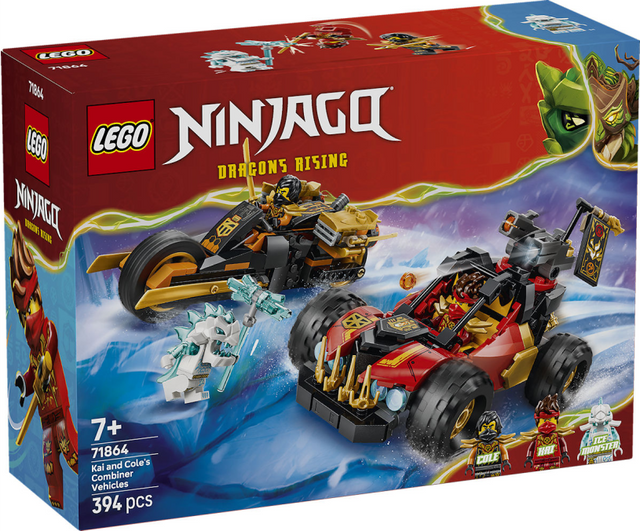 Lego Ninjago 71864 Kombifahrzeuge von Kai und Cole