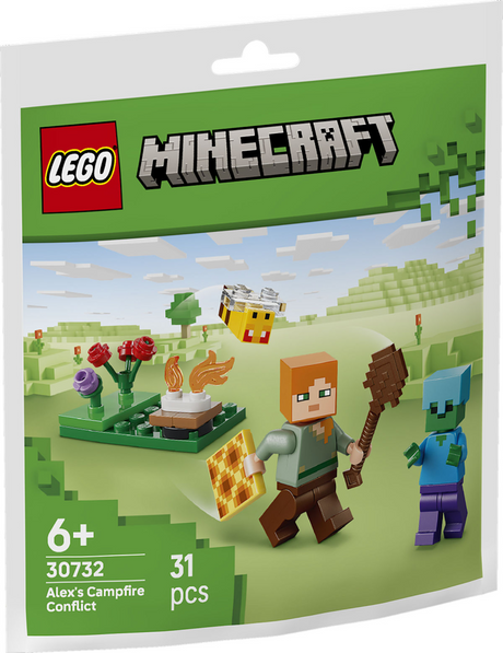 Lego Minecraft 30732 Alex und die Schlacht am Lagerfeuer