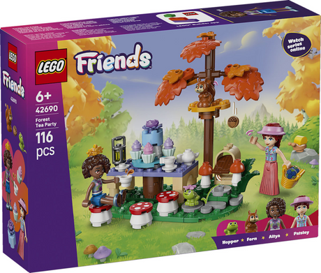Lego Friends Teeparty im Wald Spielzeug für Kinder und Kinderzimmerdekoration 42690
