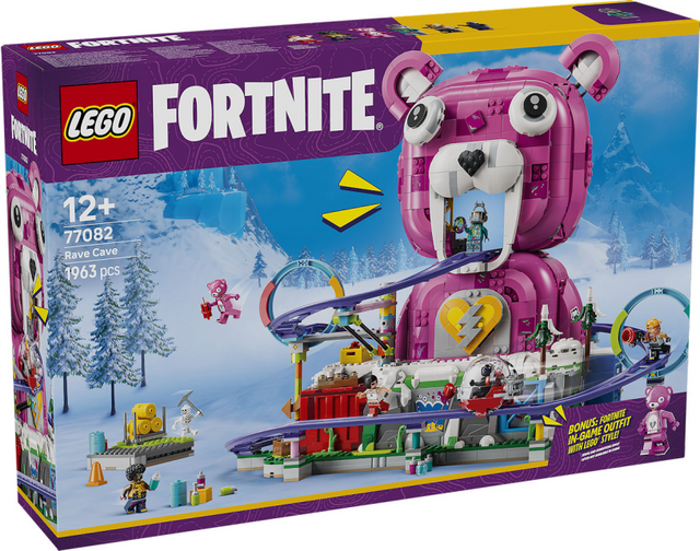 Lego Fortnite Rave Cave Bauset für Kinder und Schlafzimmerdekoration 77082