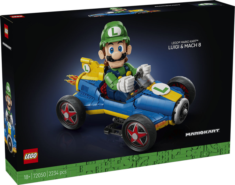 Lego Super Mario Kart™ – Luigi Mach 8 – 72050