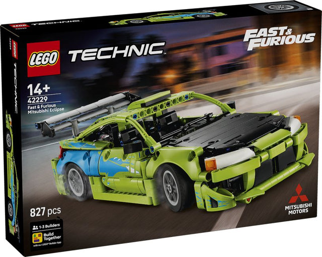 Lego Technic Fast and Furious Mitsubishi Eclipse Autobausatz für Kinder und Jugendliche 42229