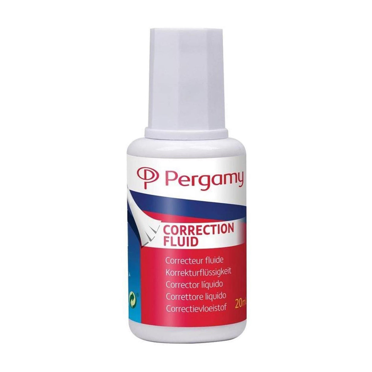 Pergamy Q-Connect Korrekturflüssigkeit 20ml 10 Stk