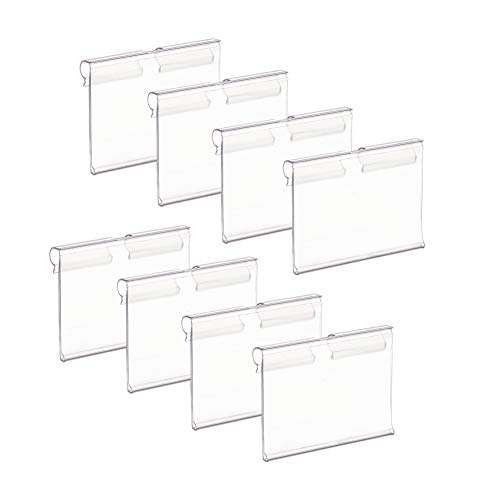 Price shield plastic transparent, 52xH26mm