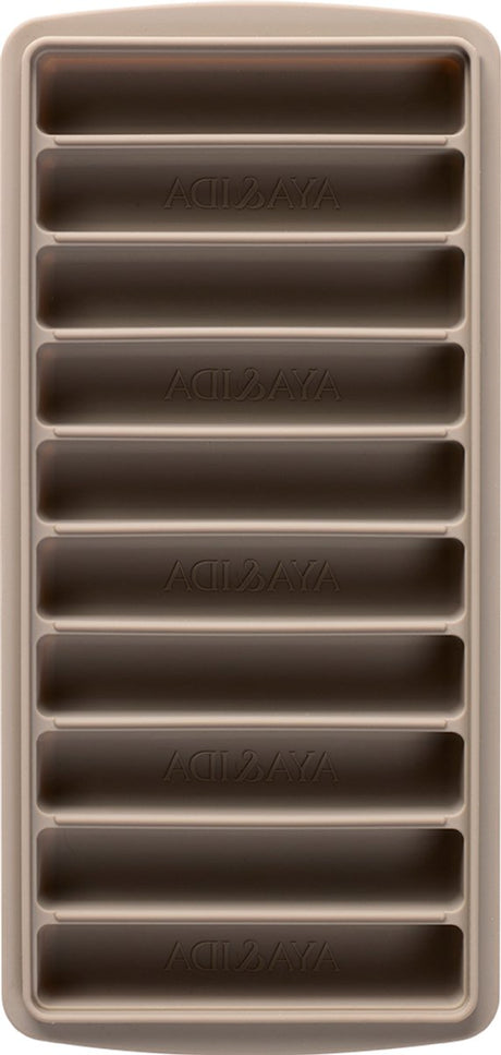 Aya ida aya ida – Eiswürfelform – Eiswürfelform – Silikon-Eiswürfelform mit Deckel – BPA-frei – wiederverwendbar – längliche Eiswürfel für Flaschen – Kaltgetränke – Treibholz
