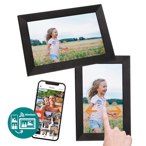 Benel Frameo digitaler Fotorahmen HF-101b schwarz 10,1 Zoll