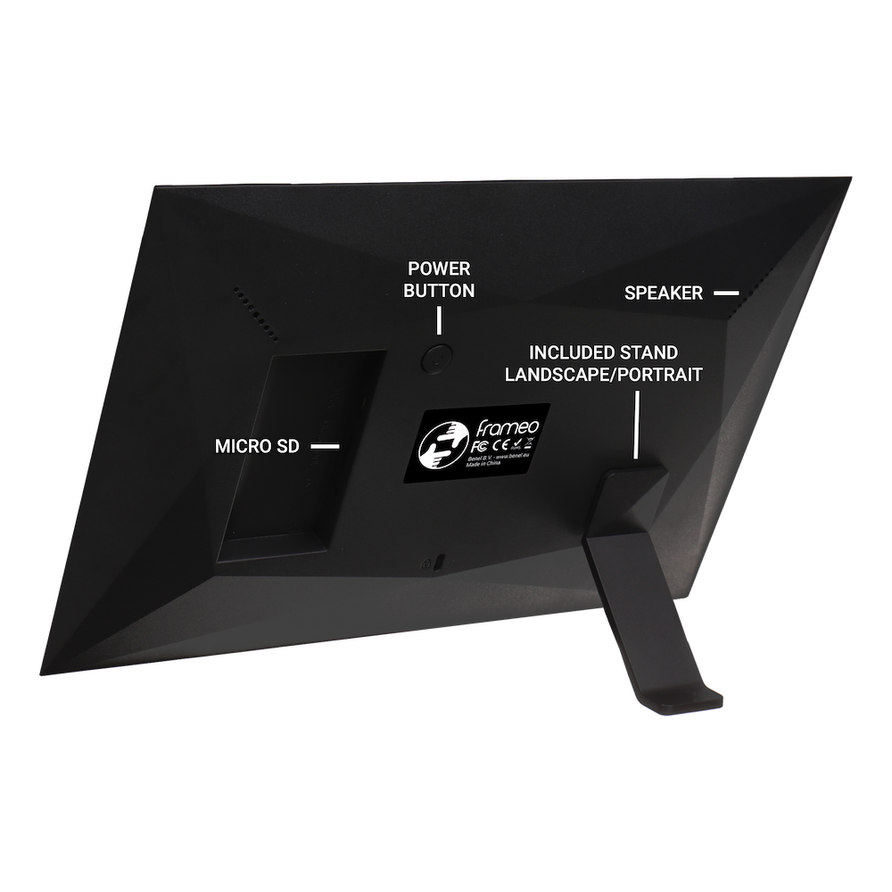 Benel Frameo digitaler Fotorahmen HF-101b schwarz 10,1 Zoll