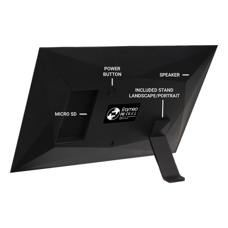 Benel Frameo digitaler Fotorahmen HF-101b Schwarz 10,1 Zoll