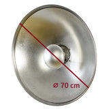 Studieoking Beauty Dish Silber SK-BD420 42 cm mit Wabe