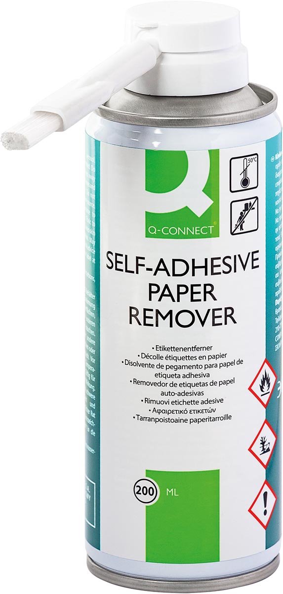Q-connect Etiketten- und Aufkleberentferner | 200 ml Aerosoldose