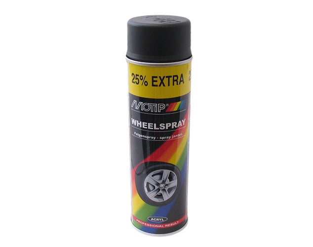 Bus spray Motop da 400 ml Wheelspray Mat-Black