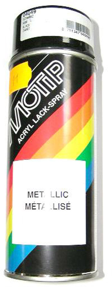 Motip Spray Can 400 ml Metallic-Zwart