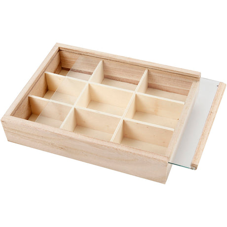 Creativ Company Fächerbox Münzbox, D: 3,5 cm, Maße 17x13 cm, 1 Stück