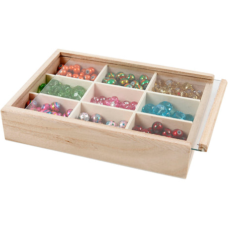 Creativ Company Fächerbox Münzbox, D: 3,5 cm, Maße 17x13 cm, 1 Stück
