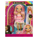 Rainbow High Be Dazzling Fashion Dolls – Adeline Rose (Rosa) mit Blendwerkzeug und glitzernden Strasssteinen