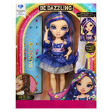 Rainbow High Be Dazzling Modepuppen – Genevieve Bleue (blau) mit Blendwerkzeug und glitzernden Strasssteinen