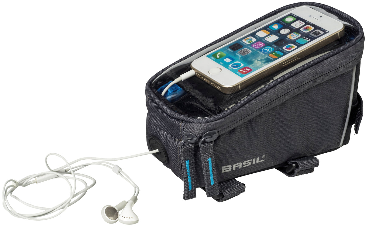 Basil Sport Design Frame Bag - Gray Smartphone Frametas