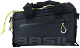 Basil Miles Trunkbag Sporty Black Buggage Business Bag pour les fonds sportifs 7L Black Lime