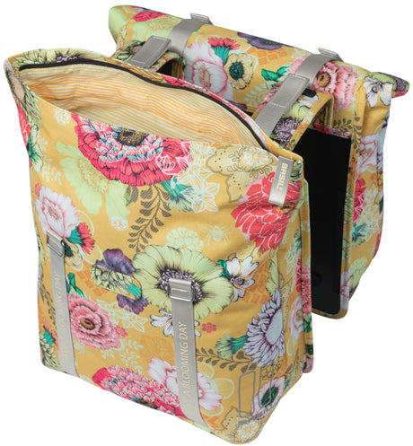 Basil Bloom Field Bag Bicycle Bag Imploud, completamente forrado, amarillo de miel