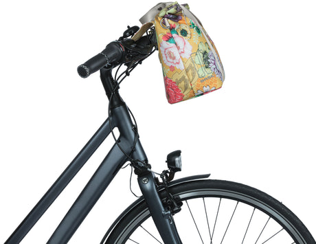 Basil Bloom Field Mik Bicycle Handbag Geel, compacto y duradero 8-11L