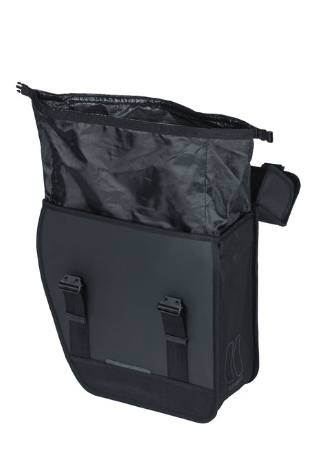 Basilikum -Tour links Single Bicycle Bag schwarz