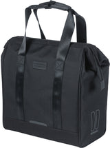 Basil Grand Bicycle Shopper - Black Water -Returning taske til elektriske cykler, 23L