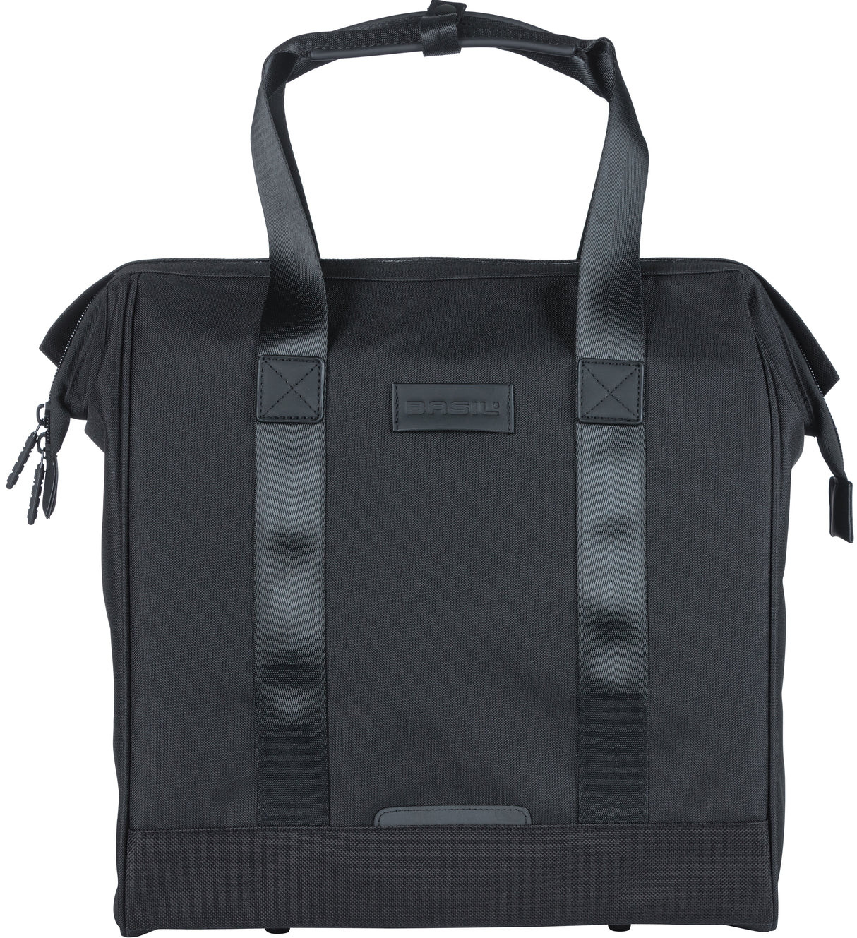 Basil Grand Bicycle Shopper - Black Water -Returning taske til elektriske cykler, 23L