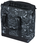 Basil Grand Flower Fietshopper - Black Water -Dispst Bag con scatola per laptop - 23L