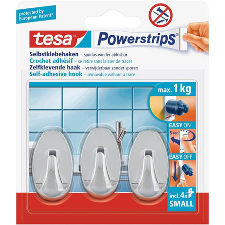 Tesa Haken oval Chrom Haken oval Chrom