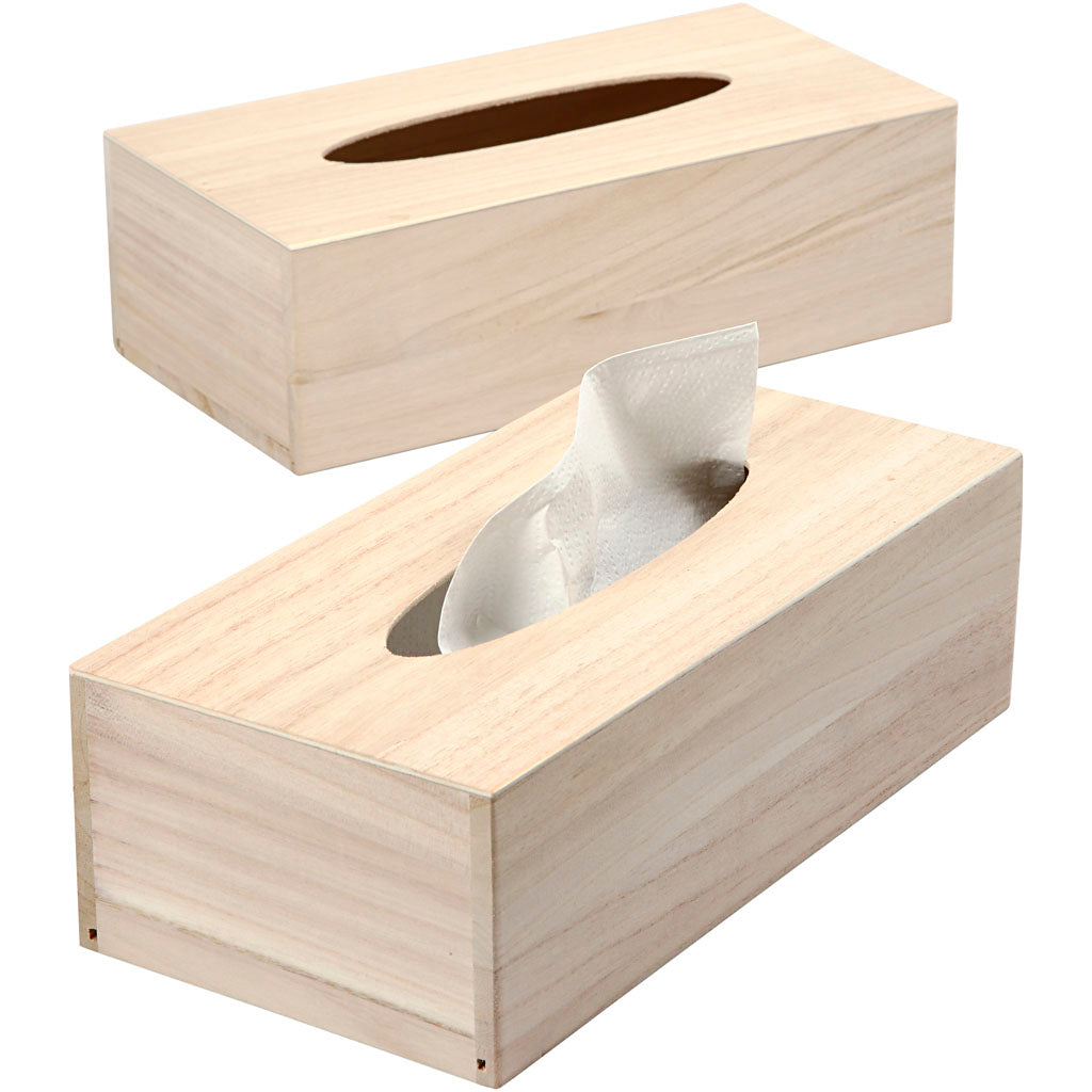 Creativ Company Taschentuchbox, Maße 27x14x8 cm, 1 Stück