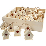 Creativ Company Vogelhaus, H: 7 cm, 6x10 Stück 1 Karton