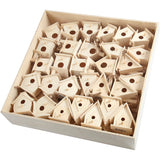 Creativ Company Vogelhaus, H: 7 cm, 6x10 Stück 1 Karton