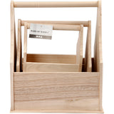 Creativ Company Flaschenhalter, Maße 24x17,5x28 cm, 3 Stück 1 Set