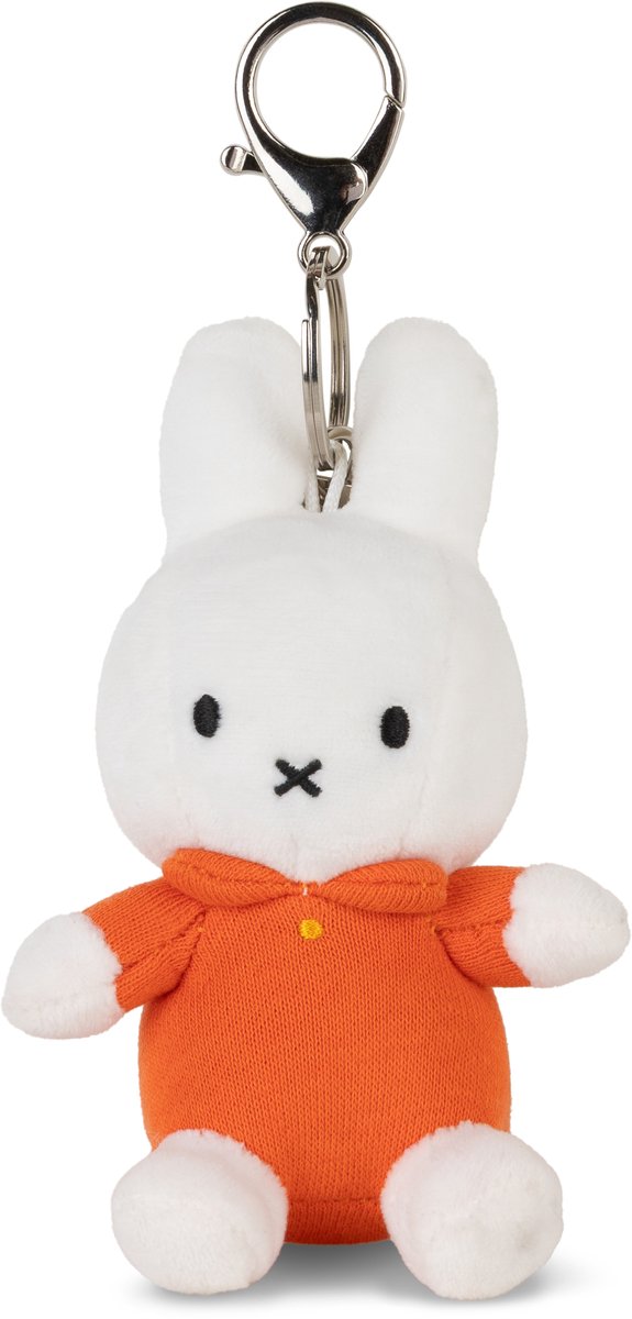 Bon ton toys nijntje - red dress keychain - 10 cm - 4
