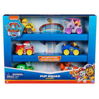 Spinmaster Paw Patrol Pup Squad Racer, 6er-Pack